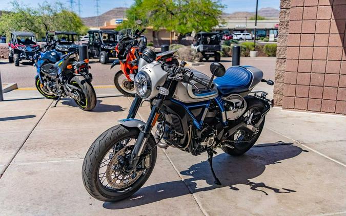 2020 Ducati Scrambler Cafe Racer Silver Ice Matte