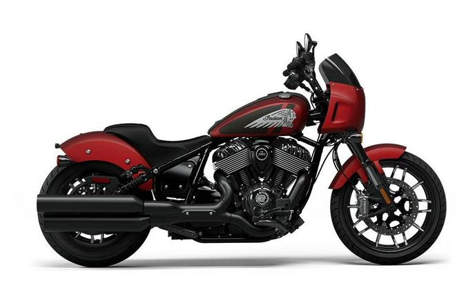 2024 Indian Motorcycle SPORT CHIEF, SUNSET RED SMOKE, 49ST Base