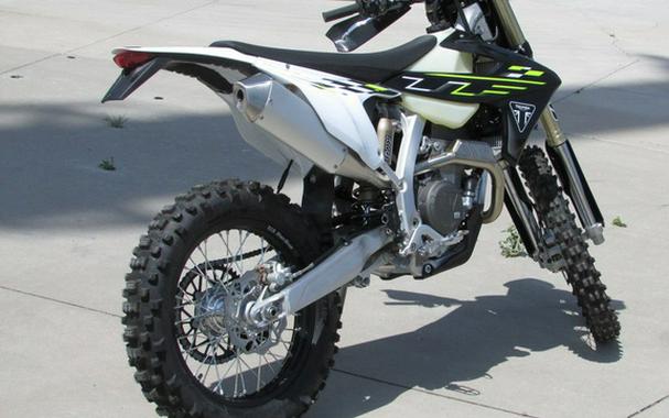 2026 Triumph TF 250-E Jet Black/Pure White 250-E