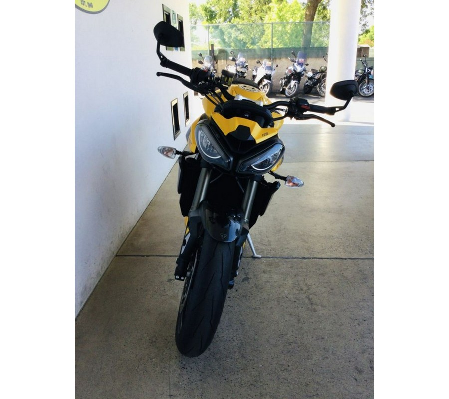 2024 Triumph Street Triple 765 RS Cosmic Yellow