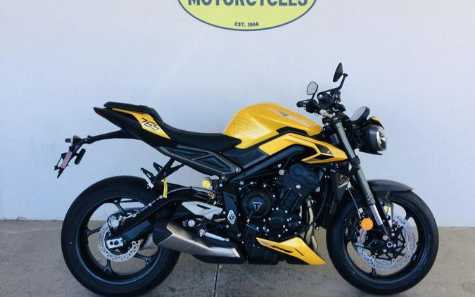 2024 Triumph Street Triple 765 RS Cosmic Yellow