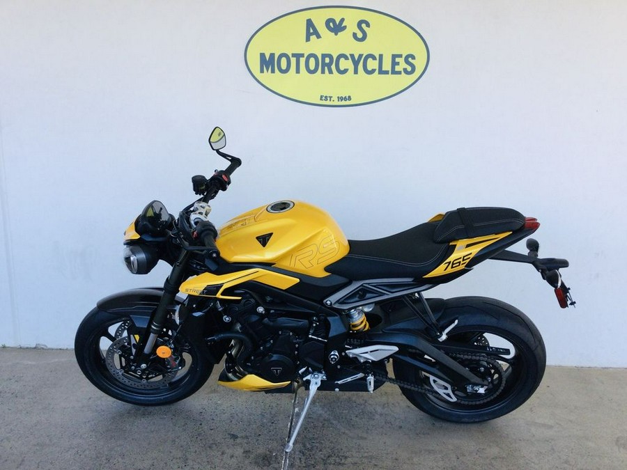 2024 Triumph Street Triple 765 RS Cosmic Yellow