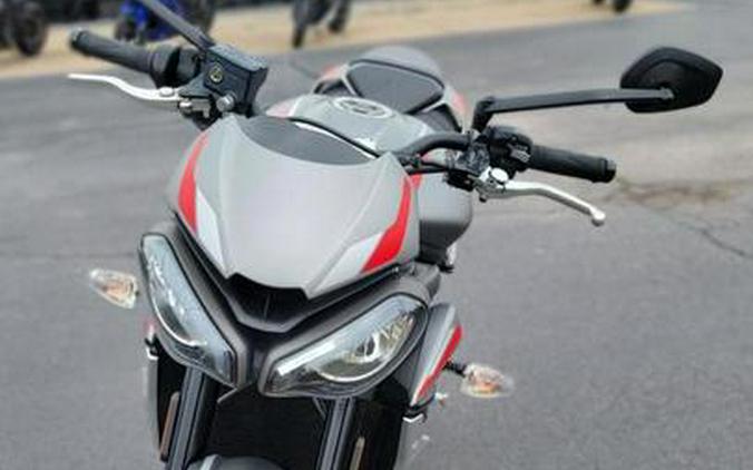 2021 Triumph Street Triple R Matte Silver Ice