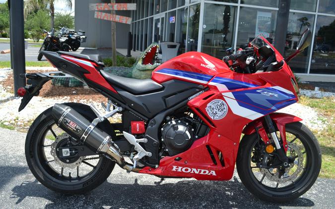 2025 Honda CBR500R Grand Prix Red