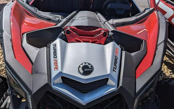 New 2024 CAN-AM MAVERICK MAX X RS 72 TURBO RR CALI FIERY RED AND HYPER SILVER