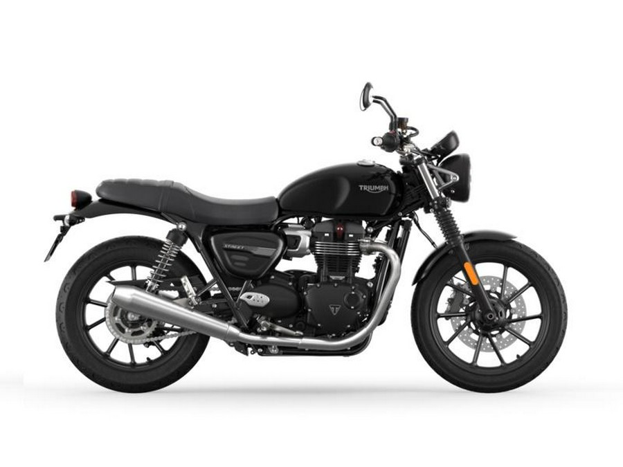 2022 Triumph Street Twin Jet Black