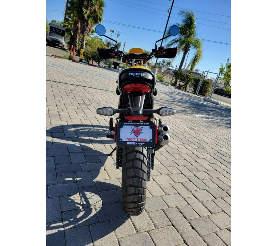 2026 Triumph Scrambler 400 XC Racing Yellow