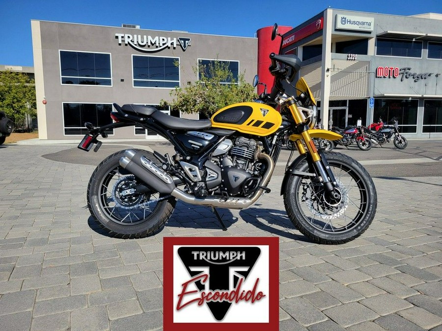 2026 Triumph Scrambler 400 XC Racing Yellow
