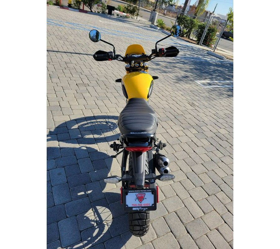 2026 Triumph Scrambler 400 XC Racing Yellow