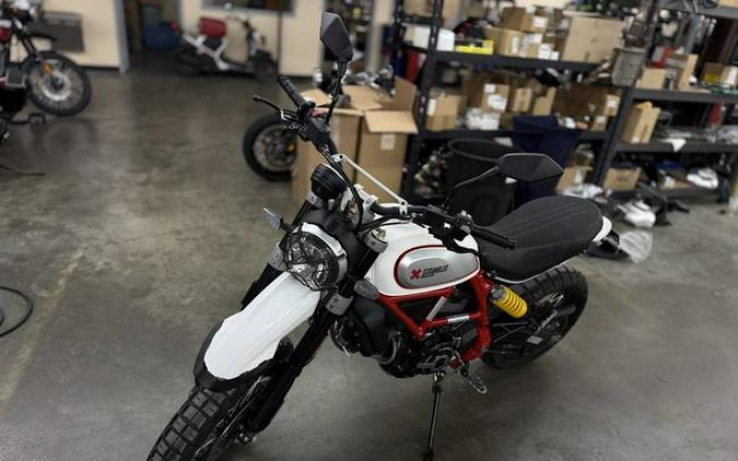 2020 Ducati Scrambler Desert Sled White Mirage