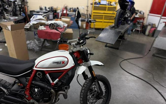 2020 Ducati Scrambler Desert Sled White Mirage