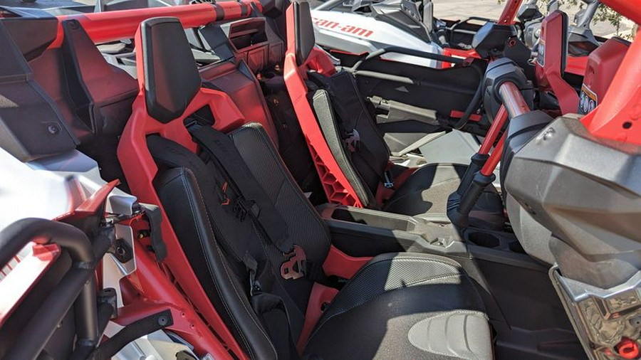 New 2024 CAN-AM MAVERICK MAX X RS 72 TURBO RR CALI FIERY RED AND HYPER SILVER