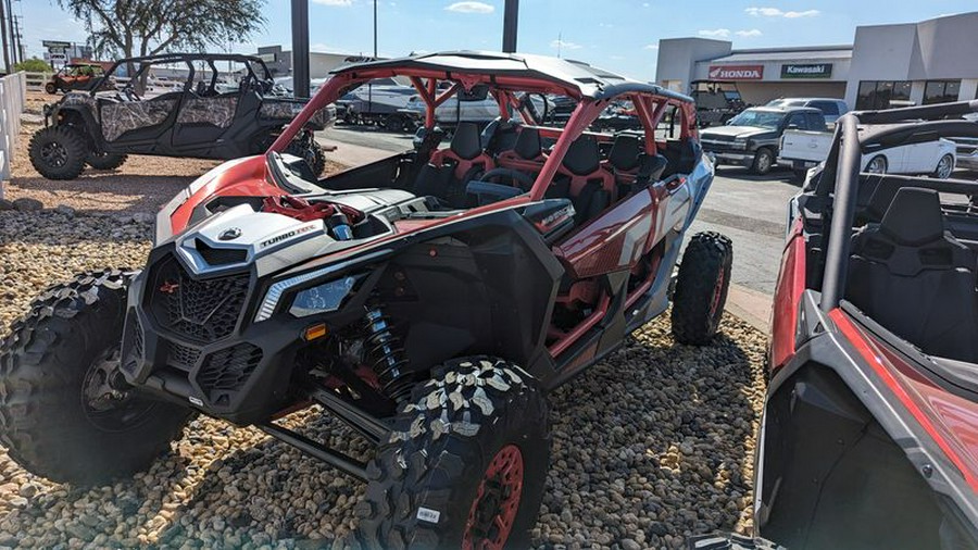 New 2024 CAN-AM MAVERICK MAX X RS 72 TURBO RR CALI FIERY RED AND HYPER SILVER