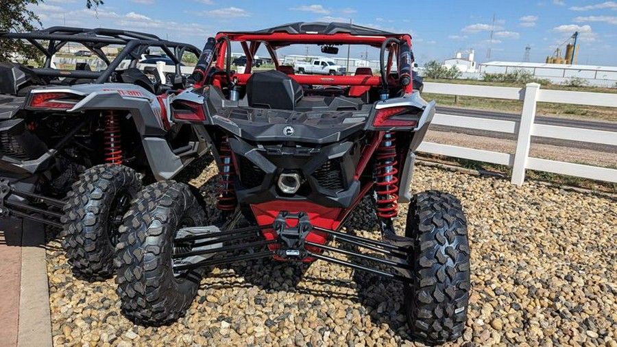 New 2024 CAN-AM MAVERICK MAX X RS 72 TURBO RR CALI FIERY RED AND HYPER SILVER