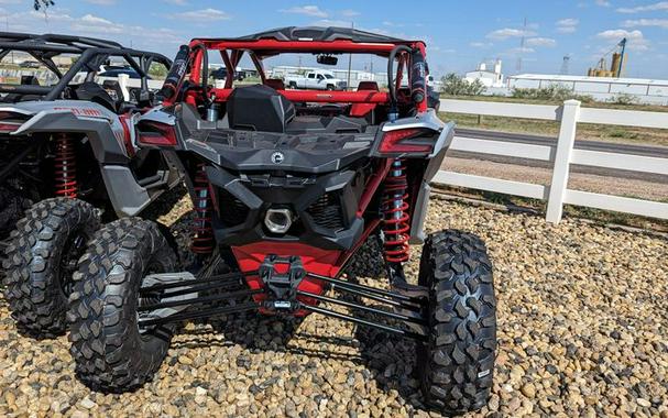 New 2024 CAN-AM MAVERICK MAX X RS 72 TURBO RR CALI FIERY RED AND HYPER SILVER