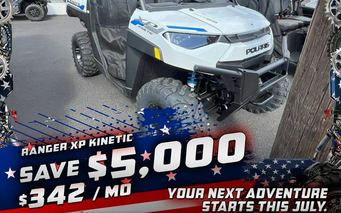 2024 POLARIS RANGER XP KINETIC PREMIUM Icy White Pearl - 03577