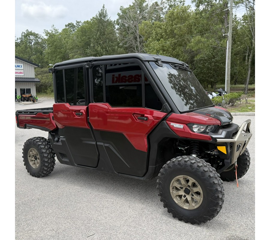 2025 Can-Am Defender MAX Limited HD10 Fiery Red