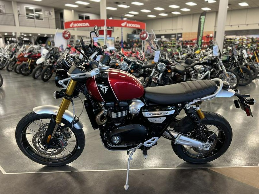 2023 Triumph Scrambler 1200 XE Carnival Red / Jet Black