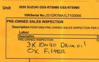 2020 Suzuki GSX-R750