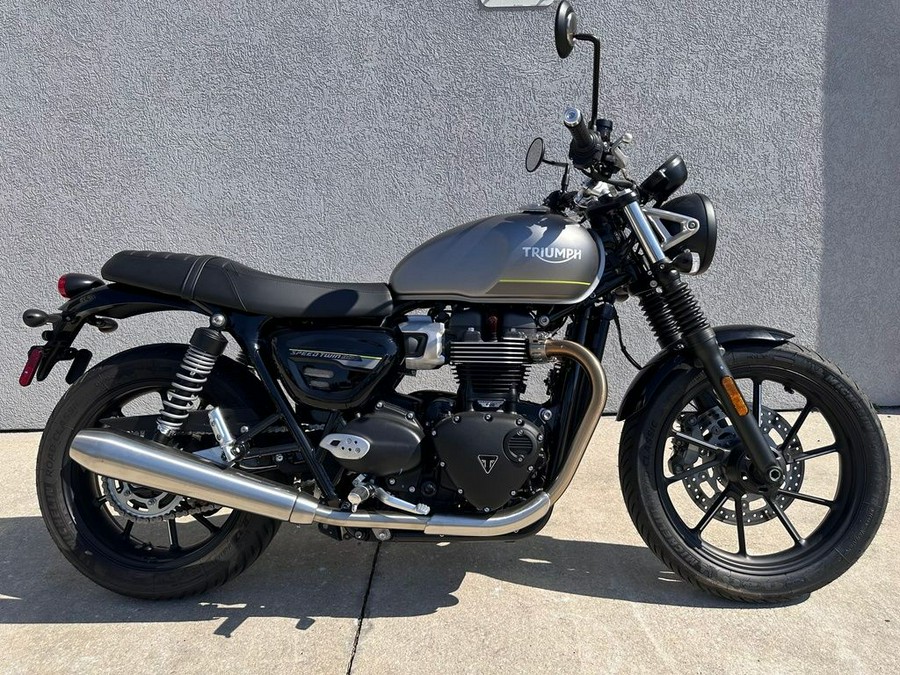 2023 Triumph Speed Twin 900 Matte Silver Ice