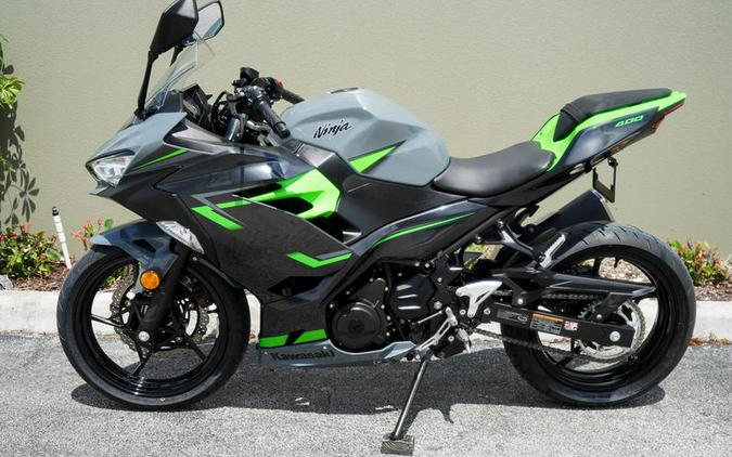 2019 Kawasaki Ninja® 400 ABS Pearl Gray/Metallic Dark Gray
