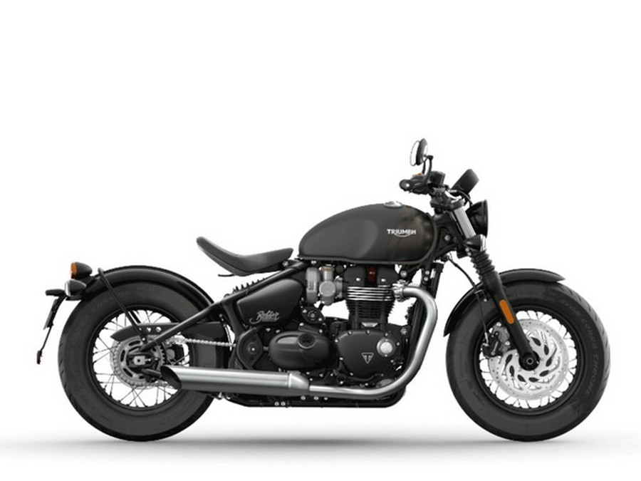 2023 Triumph Bonneville Bobber Matte Storm Grey/Matte Ironstone