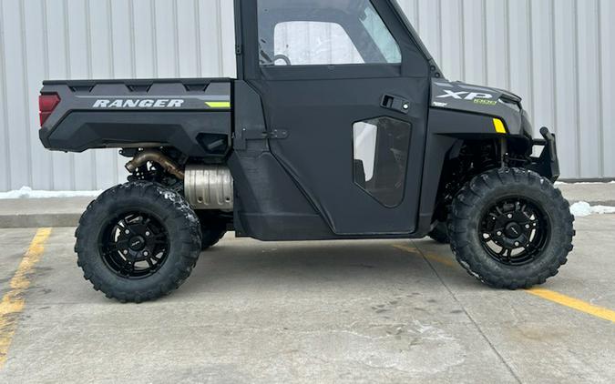 2023 Polaris RANGER XP 1000 Premium Super Graphite with Lifted Lime Accents