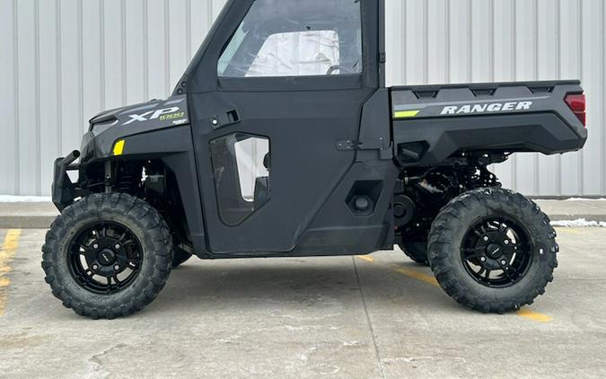 2023 Polaris RANGER XP 1000 Premium Super Graphite with Lifted Lime Accents