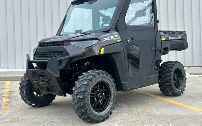 2023 Polaris RANGER XP 1000 Premium Super Graphite with Lifted Lime Accents