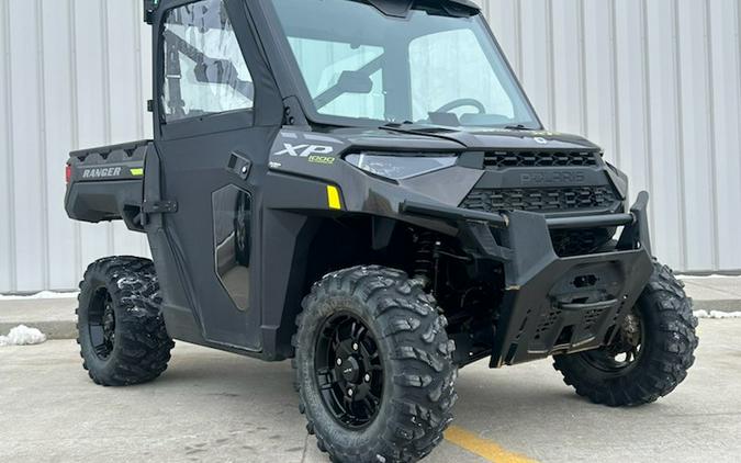 2023 Polaris RANGER XP 1000 Premium Super Graphite with Lifted Lime Accents