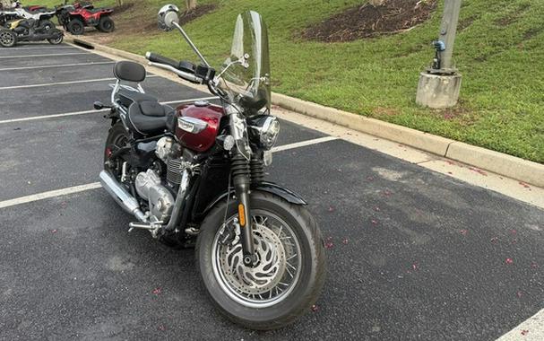 2023 Triumph Bonneville Speedmaster Cordovan Red (Euro 5A)