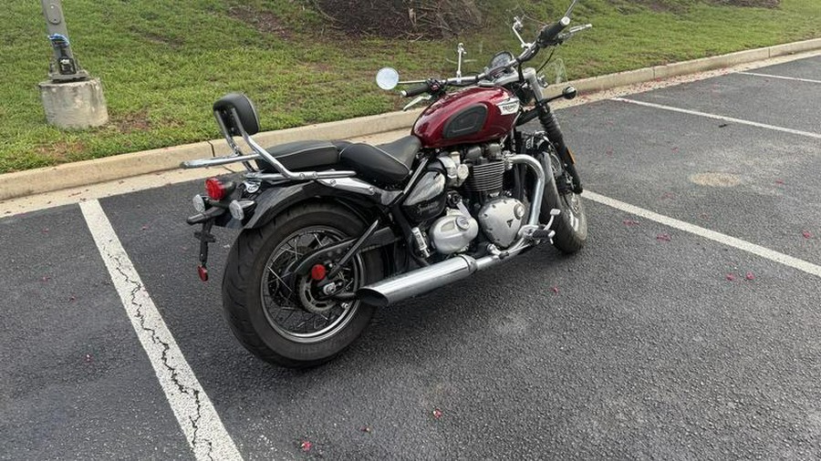 2023 Triumph Bonneville Speedmaster Cordovan Red