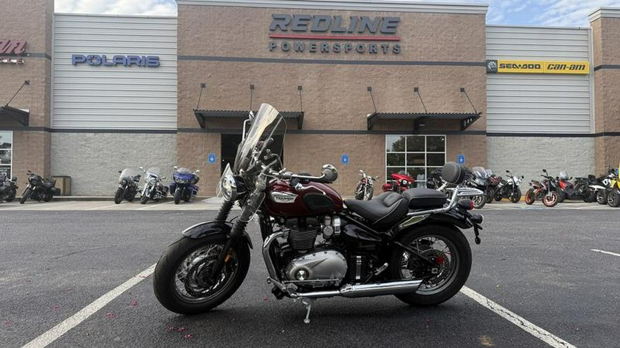 2023 Triumph Bonneville Speedmaster Cordovan Red