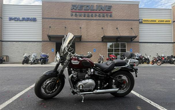2023 Triumph Bonneville Speedmaster Cordovan Red (Euro 5A)