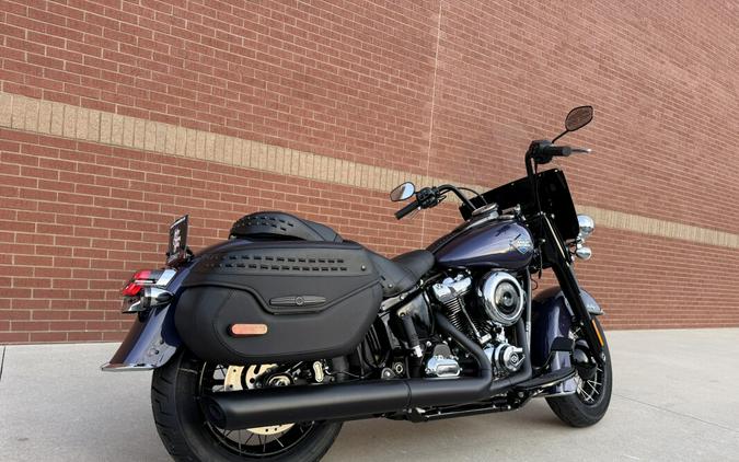 2026 Harley-Davidson® Heritage Classic Purple Abyss Black Laced Wheels