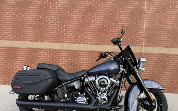 2026 Harley-Davidson® Heritage Classic Purple Abyss Black Laced Wheels