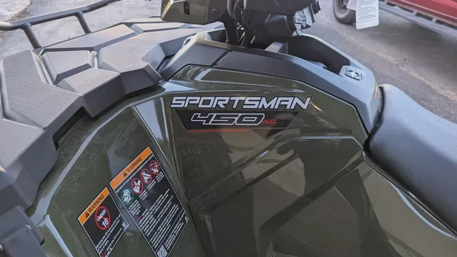 New 2024 POLARIS SPORTSMAN 450 HO EPS SAGE GREEN