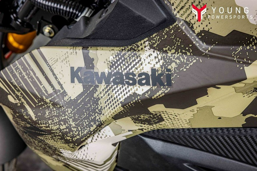 2025 Kawasaki Z125 PRO Cypher Camo Beige
