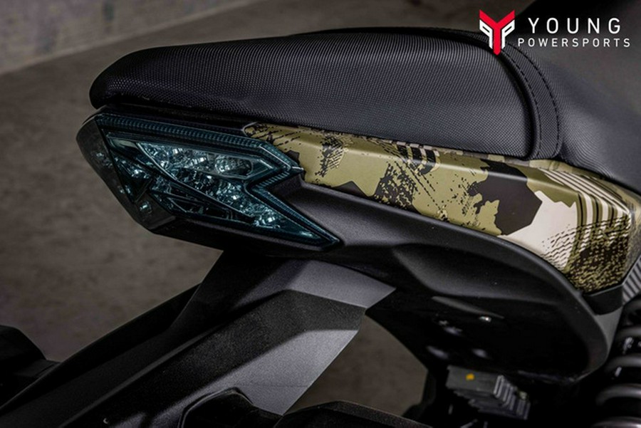 2025 Kawasaki Z125 PRO Cypher Camo Beige