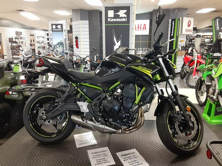 2020 Kawasaki Z650 Metallic Spark Black