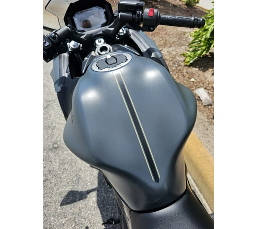 2024 Kawasaki Ninja 650 Metallic Matte Dark GrayMetallic Spark