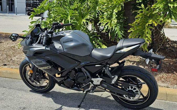 2024 Kawasaki Ninja 650 Metallic Matte Dark GrayMetallic Spark