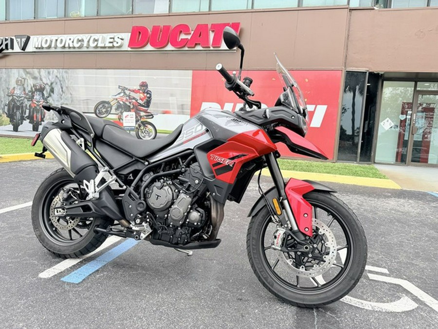 2022 Triumph Tiger 850 Sport Graphite Diablo Red