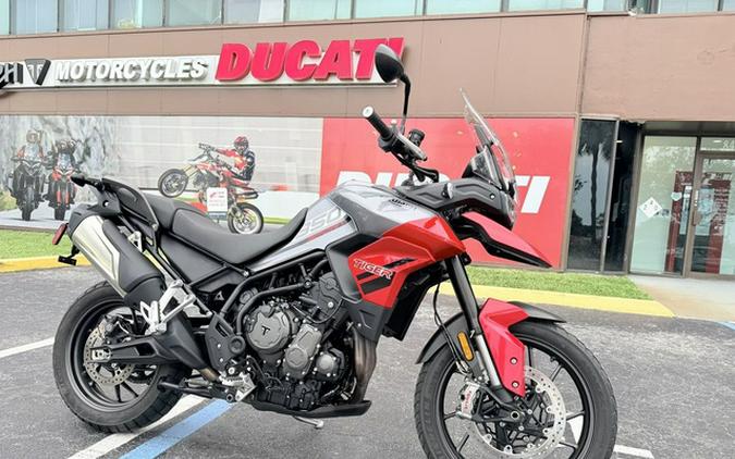2022 Triumph Tiger 850 Sport Graphite Diablo Red