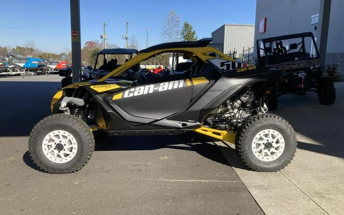 2024 Can-Am® Maverick R X RS with Smart-Shox Carbon Black & Neo Yellow