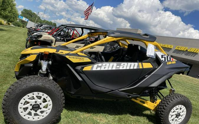 2024 Can-Am® Maverick R X RS with Smart-Shox Carbon Black & Neo Yellow