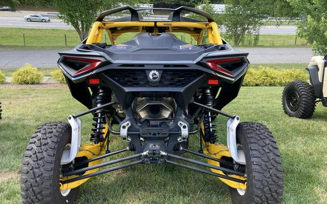 2024 Can-Am® Maverick R X RS with Smart-Shox Carbon Black & Neo Yellow