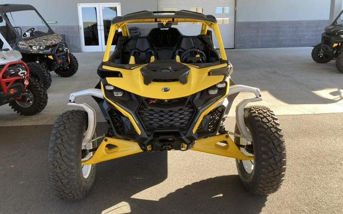 2024 Can-Am® Maverick R X RS with Smart-Shox Carbon Black & Neo Yellow