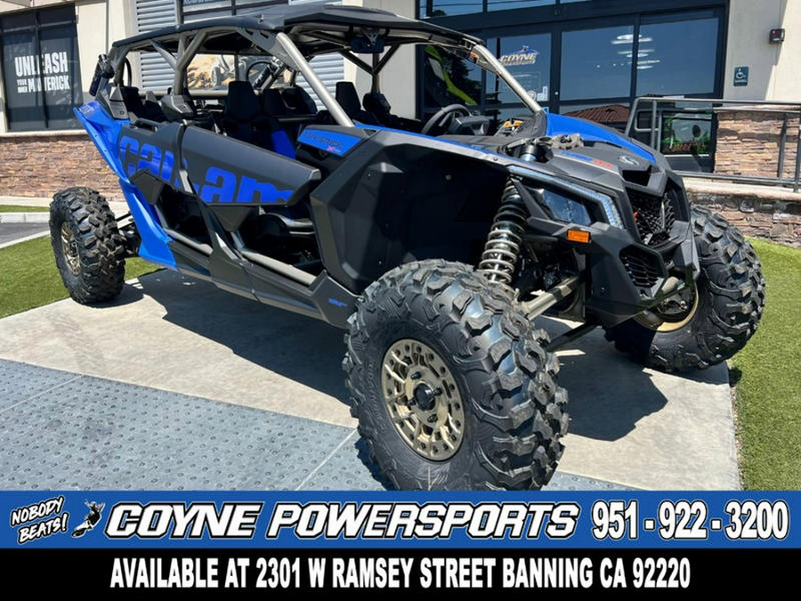 2024 Can-Am® Maverick X3 MAX X rs Turbo RR with Smart-Shox Dazzling Blue & Carbon Black