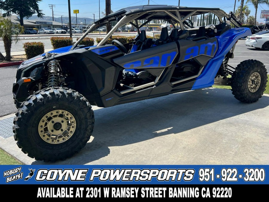 2024 Can-Am® Maverick X3 MAX X rs Turbo RR with Smart-Shox Dazzling Blue & Carbon Black